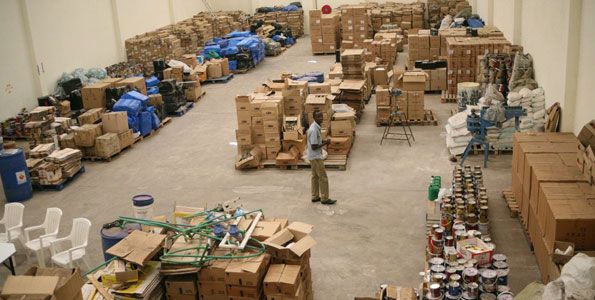 Warehouse interior